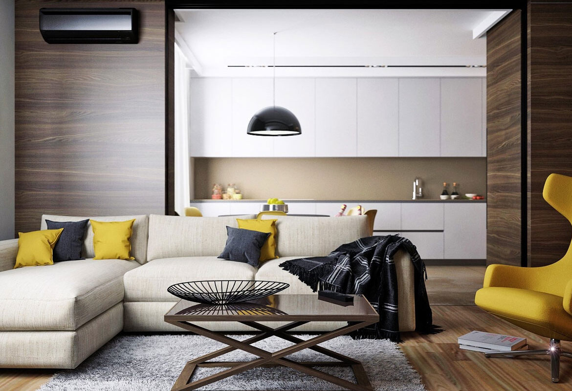 Design Studio Interdio Created Colorful Living Decor
